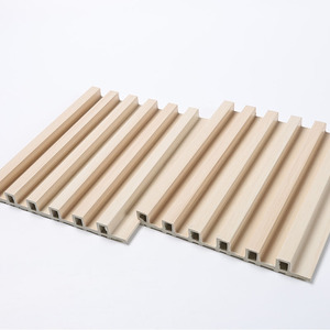 Panneau de revêtement de mur intérieur imperméable ignifuge écologique en bois de bambou plastique de WPC - Product Image 5