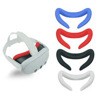 Coque en silicone confortable et résistante à la transpiration pour casque VR, accessoire de jeu, protection faciale pour Quest 3, fabriquée en Chine - Nouveauté 2023