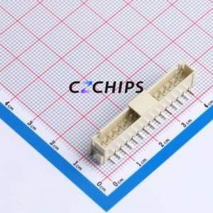 ZX-HA2.54-15PLT Wire-to-Board Pin Header SMD,P=2.5mm Connector 1x15P 2.5mm Vertical Mount XHB - Product Image 1