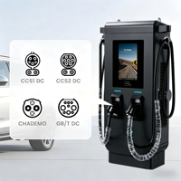 Nueva Estación de Carga para Vehículos Eléctricos Iocharger, Comercial, de Corriente Continua, 60kW-320kW, Interfaz CCS2, Pantalla Publicitaria, Protección IP54, CE