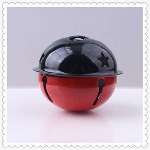 Campanas de Navidad multicolor de 40mm, cascabeles de cascabel DIY para Festival, decoraciones para fiesta en casa, fabricación de joyas, cascabeles de perro - Product Image 4