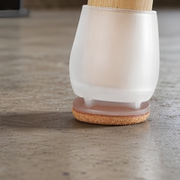 Protections de pieds de meubles en silicone, capuchons en feutre anti-rayures, antidérapants, réducteurs de bruit pour tables, chaises et sols en béton
