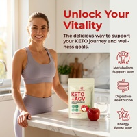 Gummies au vinaigre de cidre de pomme Qbioflex, gummies Keto ACV, complément de vitamine B12, soutien à la digestion, à l'immunité, à la perte de poids