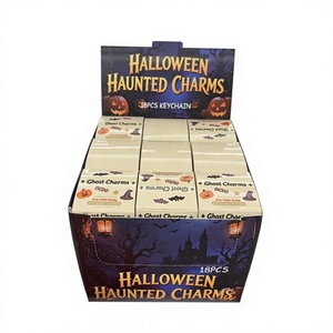 Porte-clés Halloween Clicker Lumineux Anti-stress, Jouet Fantôme Mignon et Effrayant Imprimé en 3D pour Enfants et Adultes, Décoration de Bureau - Product Image 3