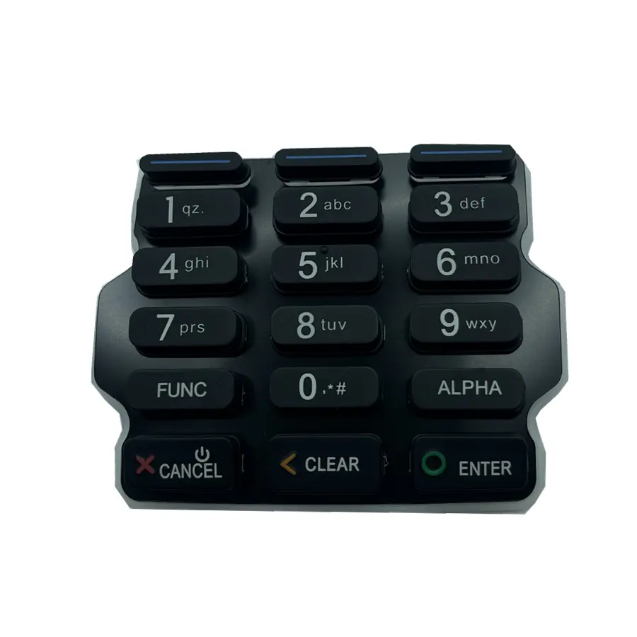 Wholesale Customize pos keypad D210 D210G silicone English keypad replacement d210 pos machine.D200 D230 S90 S80