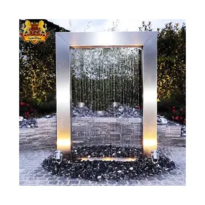 Lama della cascata dell'acciaio inossidabile della fontana bevente dell'acqua dell'acciaio inossidabile della decorazione del giardino per la decorazione all'aperto