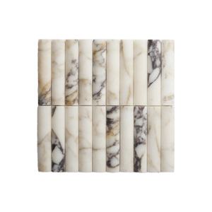 <span class=keywords><strong>Piastrelle</strong></span> a Mosaico <span class=keywords><strong>in</strong></span> <span class=keywords><strong>Marmo</strong></span> Travertino Scanalato Curvo CTR, Effetto Kitkat, <span class=keywords><strong>per</strong></span> Bagno, <span class=keywords><strong>Cucina</strong></span>, Rivestimento, Bar, Parete - Product Image 3