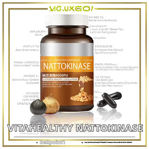 Cápsulas de Nattokinasa Orgánica Natural Halal de Vitahealthy, Suministro de Fábrica de Marca Privada OEM/ODM, 60 Unidades, 2 Cápsulas por Dosis, No Apto para Niños - Product Image 2