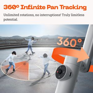 <span class=keywords><strong>Stabilisateur</strong></span> de cardan Insta360 Flow Pro AI pour smartphones, prise en charge <span class=keywords><strong>Apple</strong></span> DockKit, suivi panoramique infini 360, suivi de l'IA - Product Image 5