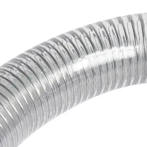Tubo flessibile dell'elica del filo di acciaio del commestibile del PVC Non tossico utilizzato nel tubo flessibile del livellatore dell'industria alimentare