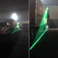Projecteur laser virtuel automatique pour marquage au sol sur ponts roulants, poutres, passerelles, faisceau de ligne au sol rouge, bleu, vert