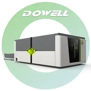 6025 12000W Chine Fabricant Dowell 6000*2500mm En Acier Inoxydable Biseau Métal Cnc Fiber Machine De Découpe Ipg Max Laser Bas Prix