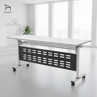 Bureau pliable pratique en gros, design moderne et épuré, grande taille, très populaire, idéal pour les bureaux et les lieux de formation