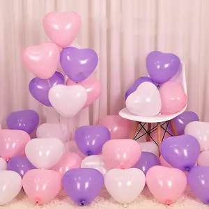 I Love You Valentine's Day Wedding Heart Shaped Balloons Latex Inflatable Balloons Party Decorations