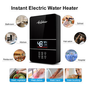 Calentador de Agua Eléctrico Instantáneo sin Tanque de 6KW y 220V con Tecnología de Calefacción Inteligente, Control Remoto, Montaje en Pared para Baño - Product Image 4