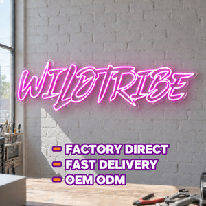 Insegna al Neon Personalizzata con Logo, Luce LED Bicolore per Decorazione Murale di Ristoranti e Taqueria - Product Image 2