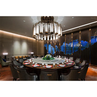 Meubles de restaurant d'hôtel de luxe sur mesure, table de banquet, chaise, armoire de buffet, fabrication directe en usine, OEM