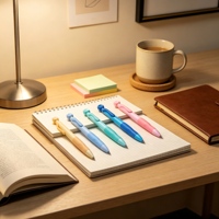 YF PEN Güvenli Toksik Olmayan 0.5MM Otomatik Döner Mekanik Kurşun Kalemler 14.5cm Dijital Baskı Okul Çocukları Kırtasiye Malzemeleri için Yeni Tasarım