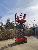Plateformes de travail en hauteur électriques mobiles à ciseaux hydrauliques de 8 m, 10 m, 12 m, 14 m, élévateurs pour hommes