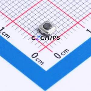 TS3315A 250gf 025 Tactile Switch SMD Switch Single Pole Single Throw Round Button 2.5N Vertical Mount - Product Image 1