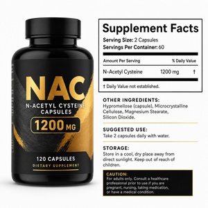 Complément Antioxydant à Forte Demande : N-Acétyl L-Cystéine 1200 mg NAC en Capsules avec Sélénium, Vitamines B6 et B12 – Végétalien, pour Adultes, Améliore la Santé - Product Image 2