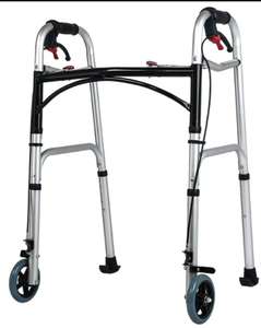 מחיר סיטונאי הליכון עם גלגלים ובלמים וגובה מתכוונן לשימוש ביתי לקשישים - Product Image 1