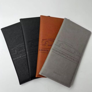 Organizador de Documentos para Auto, Piel Sintética, para Registro, Tarjeta de Seguro, Personalizable, Venta al Por Mayor de Fábrica OEM - Product Image 3