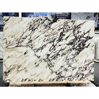 Dalles de marbre Bulgari polies en pierre naturelle de luxe pour comptoirs, revêtements de sol, carrelage mural, décoration intérieure de villa.