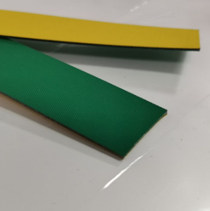 अंतहीन नायलॉन बेल्ट उच्च गति सपाट बेल्ट पीले हरे रंग का कपड़ा स्पर्श <span class=keywords><strong>8</strong></span> इंच कन्वेयर बेल्ट नायलॉन बेस टेप - Product Image 5