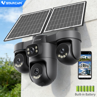 Cámara de Vigilancia Solar PTZ Vstarcam AG623FRB 12MP 4G, Multi Lente 360, Detección Humana por IA, Full HD, IP66 Impermeable, Precio de Fábrica