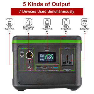 글로벌 품질 다국어 실내 태양광 백업 미니 전가구용 500w 220v 태양광 발전기 휴대용 태양광 발전기 500w 전력 - Product Image 5