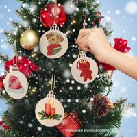 Pendentif en bois personnalisé en forme de cœur pour Noël, étiquette décorative en bois pour arbre, pour fête d'anniversaire