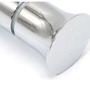 Manija de puerta de aleación de aluminio, diseño minimalista cromado para puerta de vidrio, fácil instalación - Product Image 1