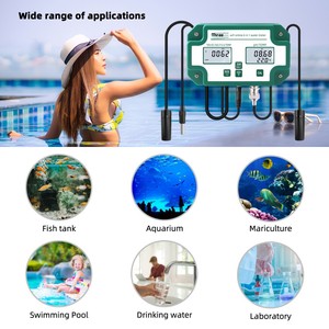 เครื่องตรวจวัดคุณภาพน้ำ 6 in 1 มัลติฟังก์ชั่น พร้อมหน้าจอแสดงผลดิจิตอล WiFi วัดค่า PH/TDS/EC/SG/ความเค็ม/อุณหภูมิ - Product Image 2