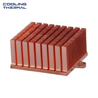 Radiateur fin en cuivre pliable à ailettes, mini-dissipateur thermique, vente en gros d'usine