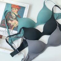Dropshipping Ensembles de soutien-gorge sans trace pour femmes Sous-vêtements sans couture Gilet dos nu Sexy rembourré Bralette Lingerie Soutien-gorge ultra-mince Ensembles de soutien-gorge