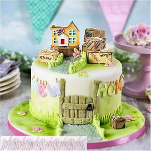 4Pcs Cupcake Fondant Cake Embosser Moule à biscuits en plastique pour Sugarcraft Fondant Baking Decorating Mold Set - Product Image 3