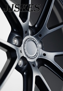 JJSEES Cerchi Forgiati a <span class=keywords><strong>10</strong></span> Razze Personalizzati 17-26 Pollici per BMW M3 M4 Tesla Model 3 Audi RS Blu Notte Profondamente Concavi ad Alte Prestazioni - Product Image 5