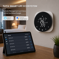 Wifi App Control Tuya Termostato inteligente con control de voz Termostato inalámbrico inteligente para el hogar Controlador programable Calefacción por suelo radiante