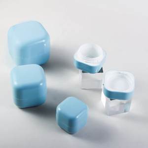 PP kosmetik persegi krim, toples PCR plastik Mini murah 20g 30g 50g 100g - Product Image 1