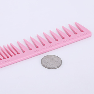 Juego de peines para peinar el cabello, 9 piezas, plástico duradero, color macarrón, para uso general - Product Image 5