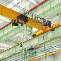 Pont roulant monopoutre à faible hauteur de levage de 5 tonnes avec palan électrique pour atelier