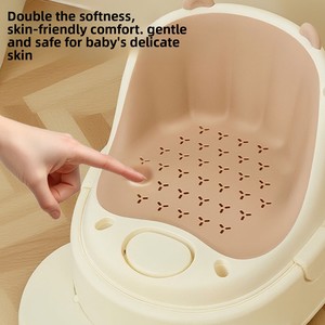 Chaise haute multifonctionnelle en plastique <span class=keywords><strong>pour</strong></span> bébé, tabouret de <span class=keywords><strong>bain</strong></span>, siège à dossier anti-chute, chaise à roulettes <span class=keywords><strong>pour</strong></span> jouets - Product Image 4