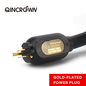 Câbles d'alimentation audio QINCROWNHi-End <span class=keywords><strong>Karma</strong></span> KPC-GR-1B Grand Reference 2M, version US/EU, cordon audio isolé en PVC - Product Image 4