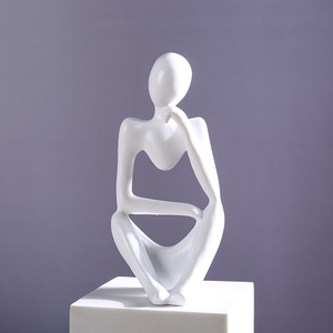 Miniaturas Decorativas de Resina Estilo Art <span class=keywords><strong>Deco</strong></span>, Adornos Modernos para el Hogar y la Oficina, Esculturas Creativas para Mesa - Product Image 3