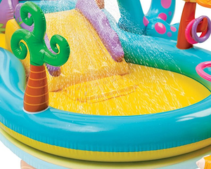 <span class=keywords><strong>INTEX</strong></span> 57135 Centre de jeux Dinoland avec toboggan et équipement de jeux aquatiques 3,02 m x 2,29 m x 1,12 m - Product Image 3