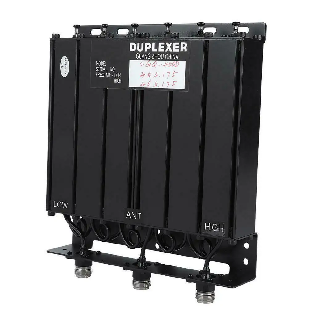 High Power 50W Duplexer Radio Repeater 136-174Mhz 400-470Mhz Uhf Vhf Repeater Duplexer