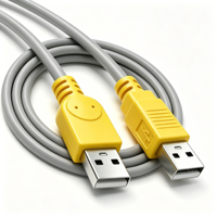 Cable USB 2.0 de Alta Velocidad Macho a Macho, 480 Mbps, Revestimiento de PVC, Transferencia de Datos para Cámara, Altavoz, Computadora, Proyector
