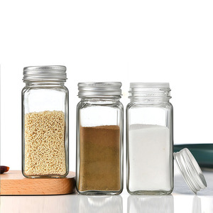 Bán Buôn Kín 120Ml Thủy Tinh Gia Vị <span class=keywords><strong>Jar</strong></span> Cho Hạt Tiêu Muối Đường Refillable 4Oz Thủy Tinh Gia Vị <span class=keywords><strong>Jar</strong></span> Nhà Bếp Gia Vị Chai - Product Image 1