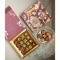 Boîtes d'emballage personnalisées de luxe pour pâtisseries assorties, boîte à baklava, boîte à douceurs arabes, boîte en carton premium, mélange de baklava, boîte cadeau exclusive